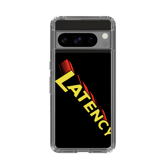 スリムプロテクションケース［ LATENCY - Rock logo - Black ］