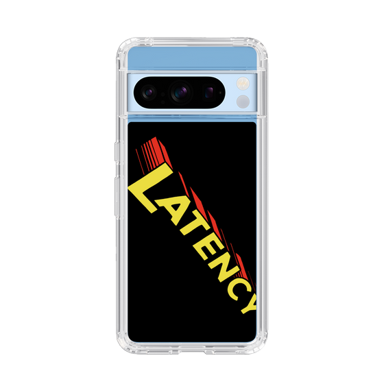 スリムプロテクションケース［ LATENCY - Rock logo - Black ］