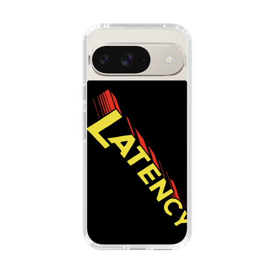 スリムプロテクションケース［ LATENCY - Rock logo - Black ］