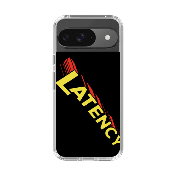 スリムプロテクションケース［ LATENCY - Rock logo - Black ］