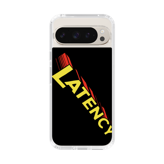スリムプロテクションケース［ LATENCY - Rock logo - Black ］