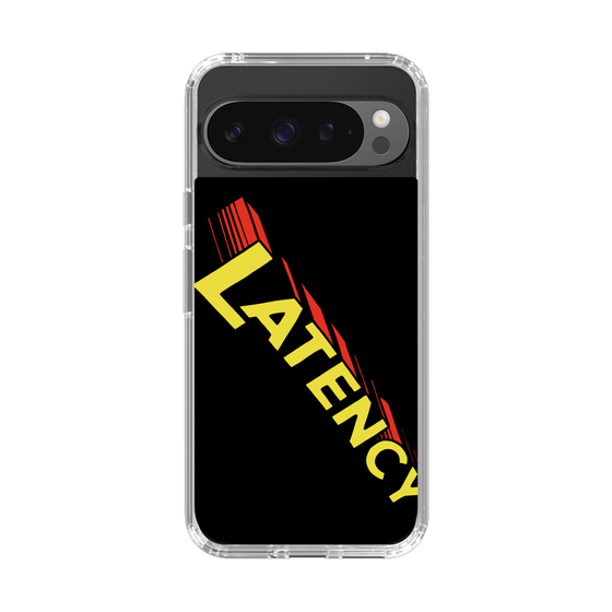 スリムプロテクションケース［ LATENCY - Rock logo - Black ］