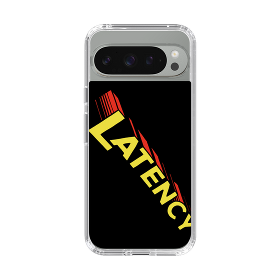 スリムプロテクションケース［ LATENCY - Rock logo - Black ］