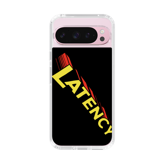 スリムプロテクションケース［ LATENCY - Rock logo - Black ］