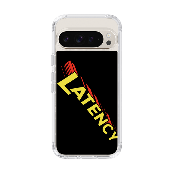 スリムプロテクションケース［ LATENCY - Rock logo - Black ］