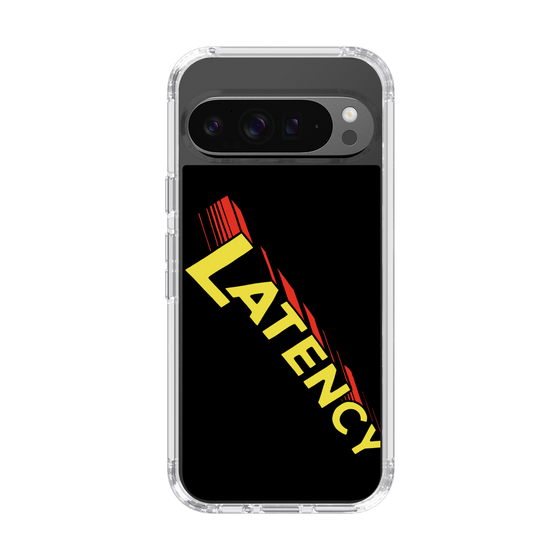 スリムプロテクションケース［ LATENCY - Rock logo - Black ］