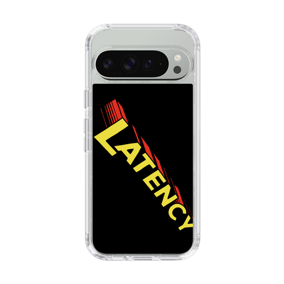 スリムプロテクションケース［ LATENCY - Rock logo - Black ］