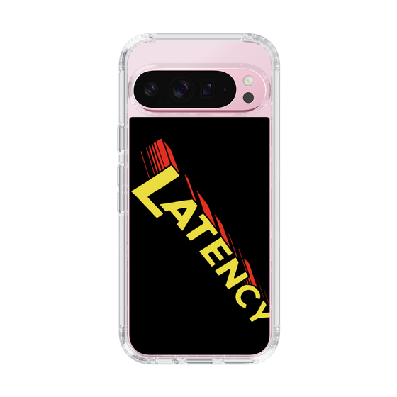 スリムプロテクションケース［ LATENCY - Rock logo - Black ］