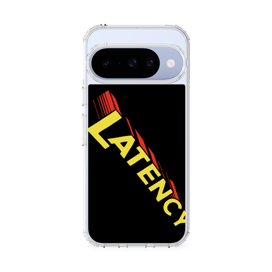 スリムプロテクションケース［ LATENCY - Rock logo - Black ］