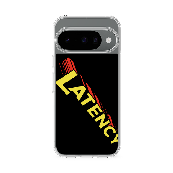 スリムプロテクションケース［ LATENCY - Rock logo - Black ］
