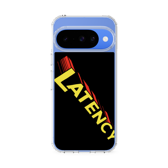 スリムプロテクションケース［ LATENCY - Rock logo - Black ］