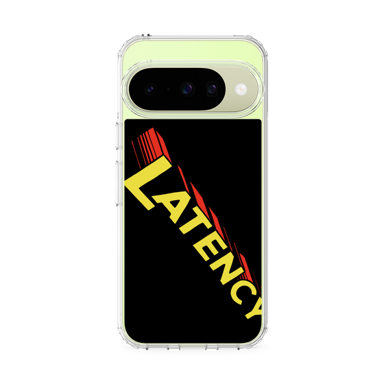 スリムプロテクションケース［ LATENCY - Rock logo - Black ］