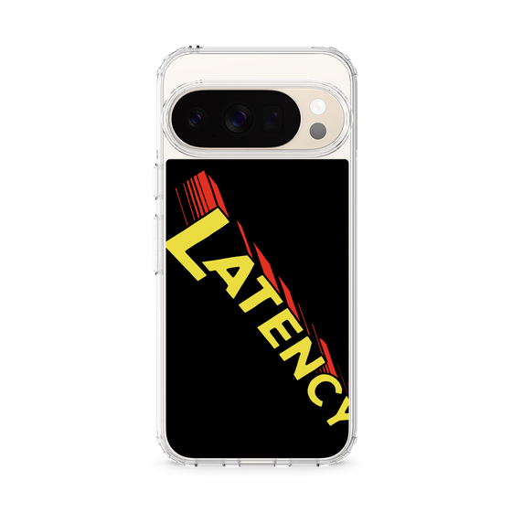 スリムプロテクションケース［ LATENCY - Rock logo - Black ］