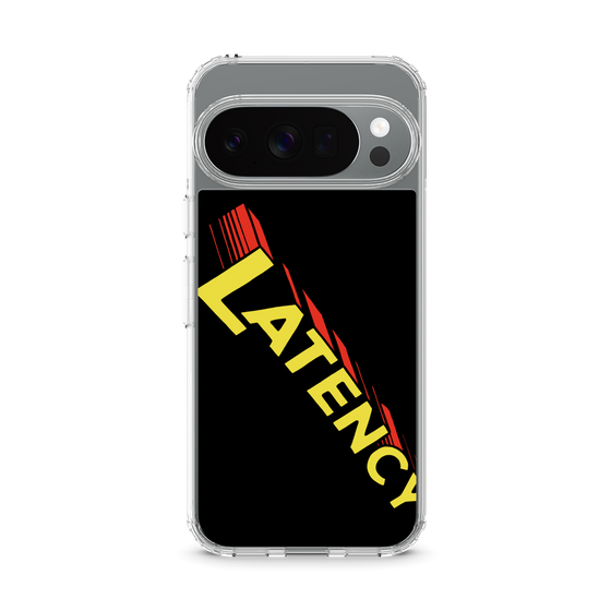 スリムプロテクションケース［ LATENCY - Rock logo - Black ］