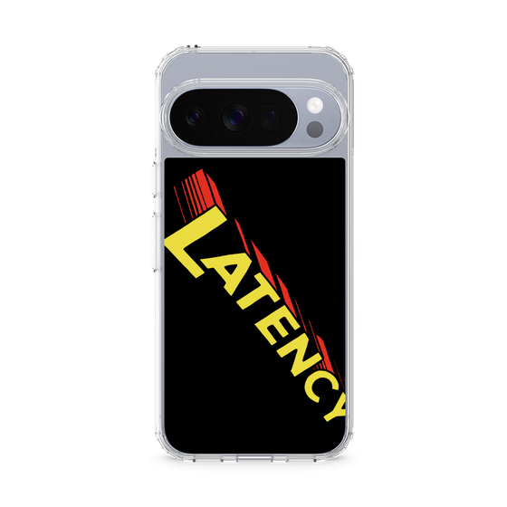 スリムプロテクションケース［ LATENCY - Rock logo - Black ］