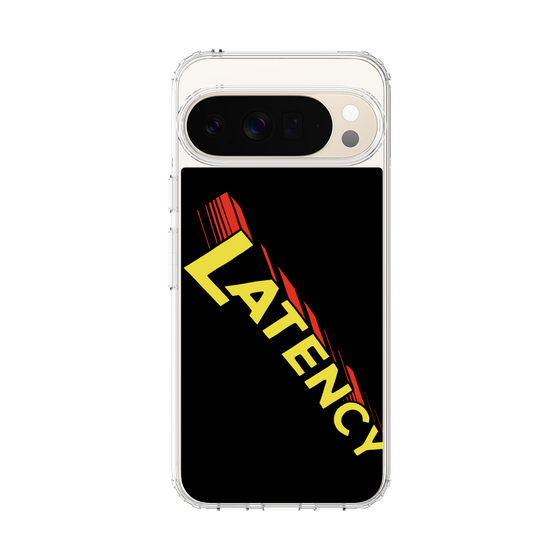 スリムプロテクションケース［ LATENCY - Rock logo - Black ］