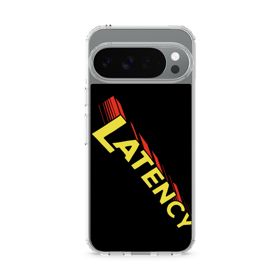 スリムプロテクションケース［ LATENCY - Rock logo - Black ］