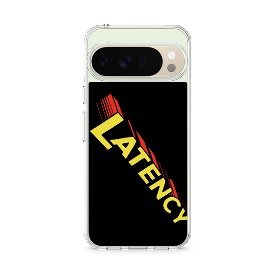 スリムプロテクションケース［ LATENCY - Rock logo - Black ］