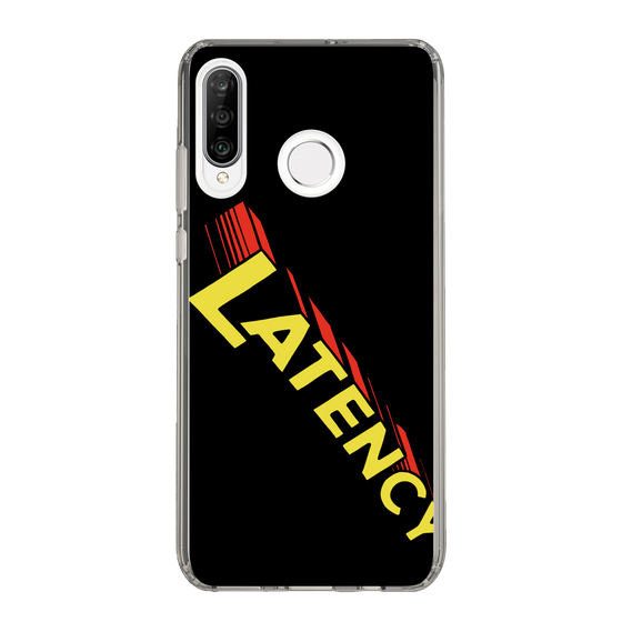 スリムプロテクションケース［ LATENCY - Rock logo - Black ］