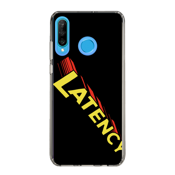 スリムプロテクションケース［ LATENCY - Rock logo - Black ］