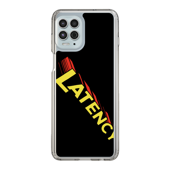 スリムプロテクションケース［ LATENCY - Rock logo - Black ］