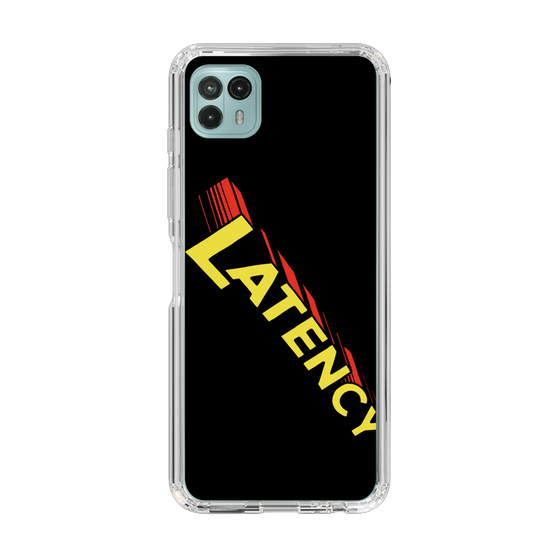 スリムプロテクションケース［ LATENCY - Rock logo - Black ］