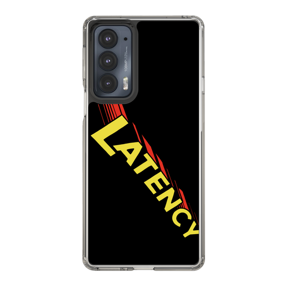 スリムプロテクションケース［ LATENCY - Rock logo - Black ］