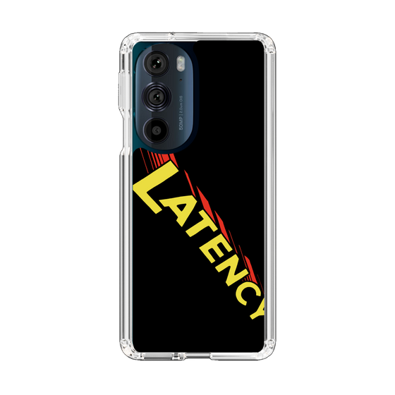 スリムプロテクションケース［ LATENCY - Rock logo - Black ］
