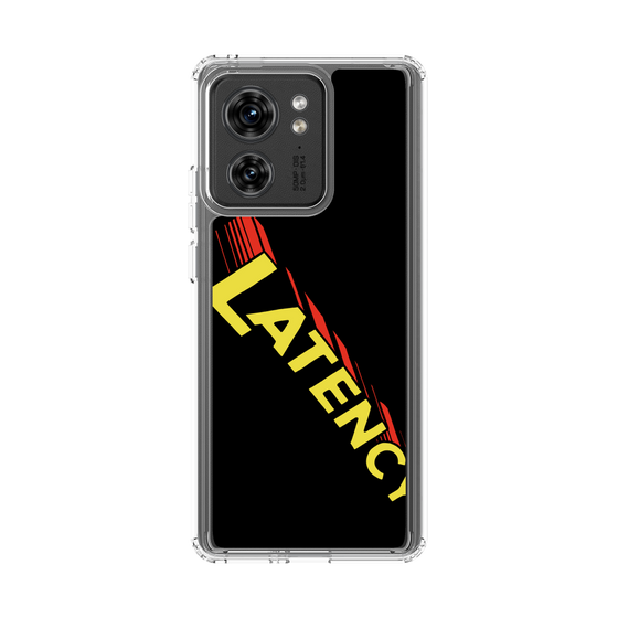 スリムプロテクションケース［ LATENCY - Rock logo - Black ］
