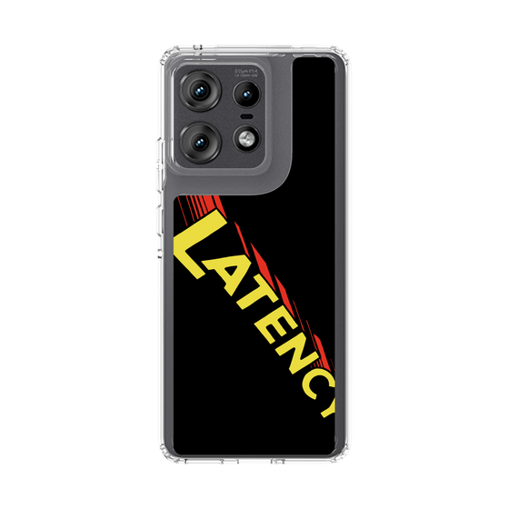 スリムプロテクションケース［ LATENCY - Rock logo - Black ］