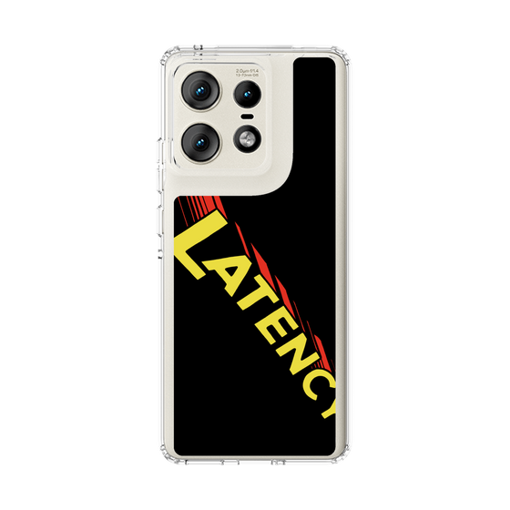 スリムプロテクションケース［ LATENCY - Rock logo - Black ］