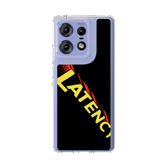 スリムプロテクションケース［ LATENCY - Rock logo - Black ］