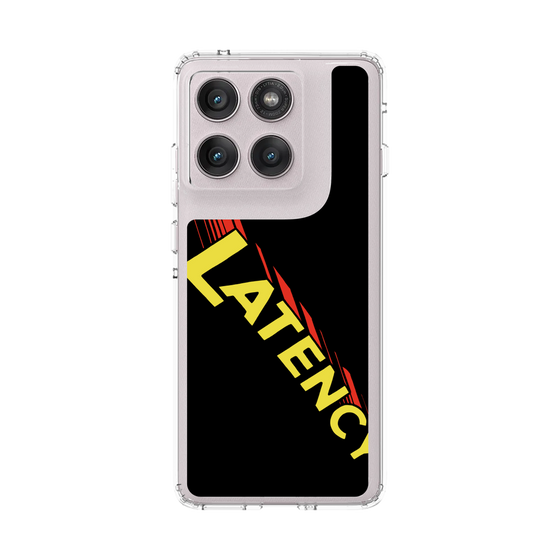 スリムプロテクションケース［ LATENCY - Rock logo - Black ］