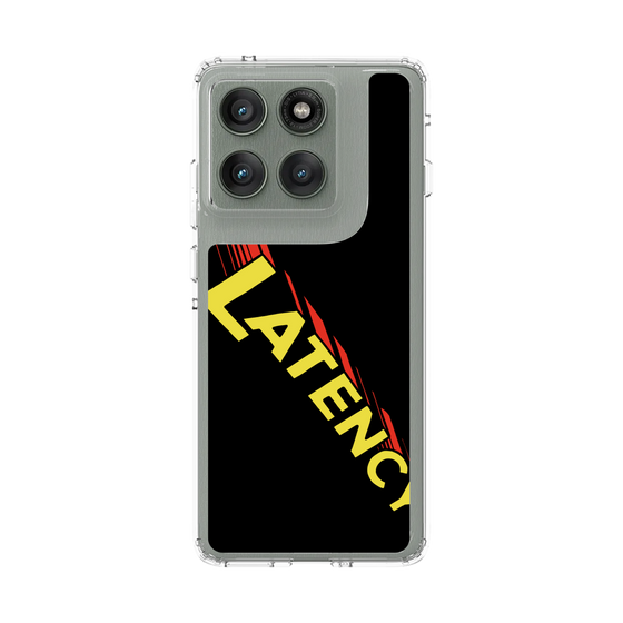 スリムプロテクションケース［ LATENCY - Rock logo - Black ］