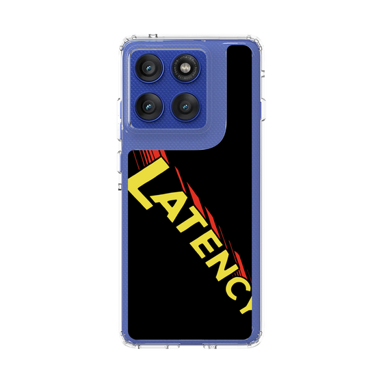 スリムプロテクションケース［ LATENCY - Rock logo - Black ］