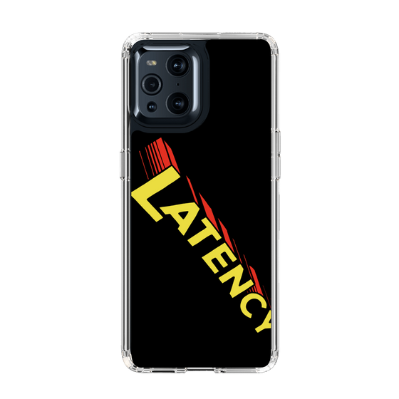スリムプロテクションケース［ LATENCY - Rock logo - Black ］