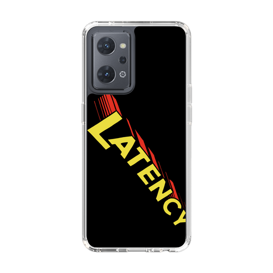 スリムプロテクションケース［ LATENCY - Rock logo - Black ］