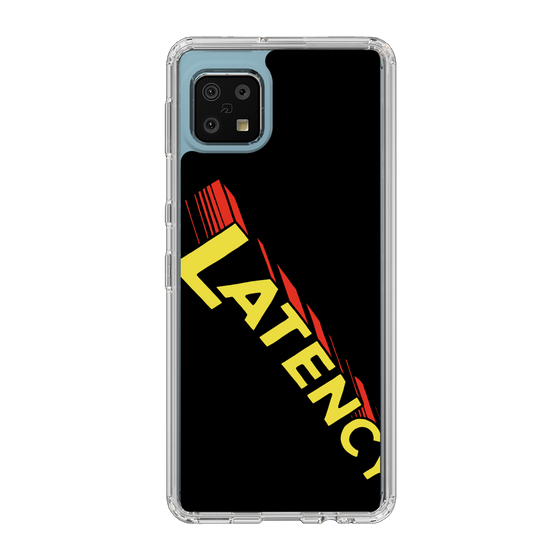 スリムプロテクションケース［ LATENCY - Rock logo - Black ］