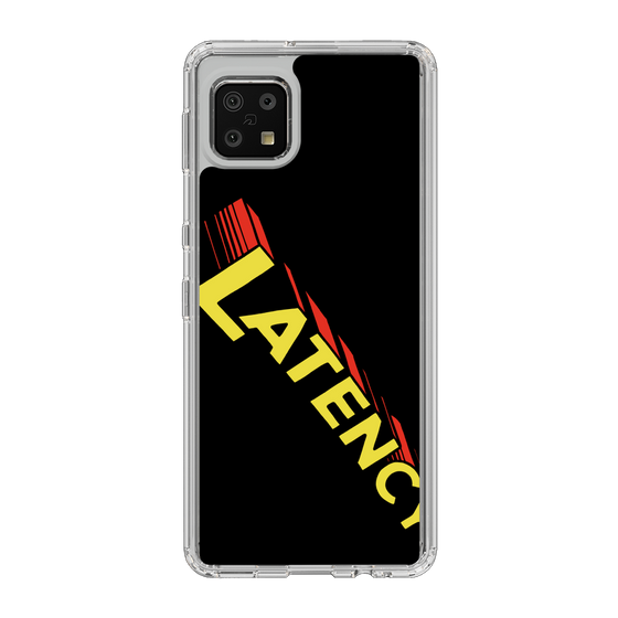 スリムプロテクションケース［ LATENCY - Rock logo - Black ］