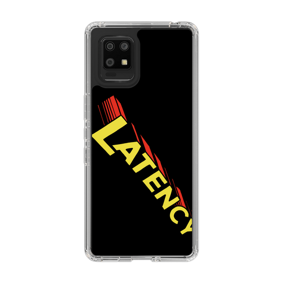スリムプロテクションケース［ LATENCY - Rock logo - Black ］