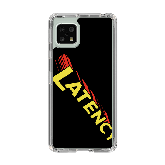 スリムプロテクションケース［ LATENCY - Rock logo - Black ］