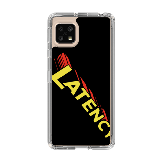 スリムプロテクションケース［ LATENCY - Rock logo - Black ］