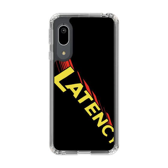 スリムプロテクションケース［ LATENCY - Rock logo - Black ］
