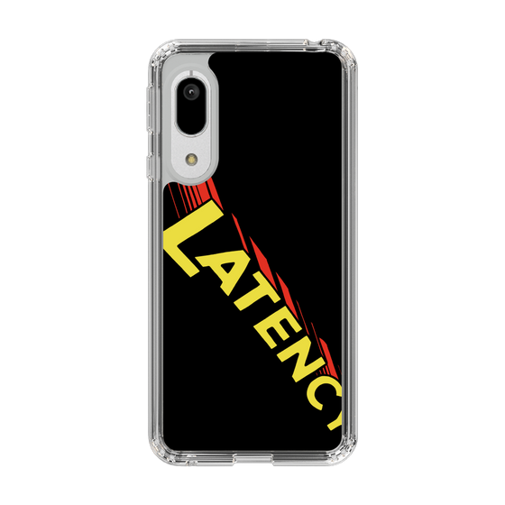 スリムプロテクションケース［ LATENCY - Rock logo - Black ］