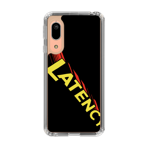 スリムプロテクションケース［ LATENCY - Rock logo - Black ］