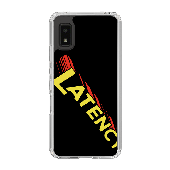 スリムプロテクションケース［ LATENCY - Rock logo - Black ］