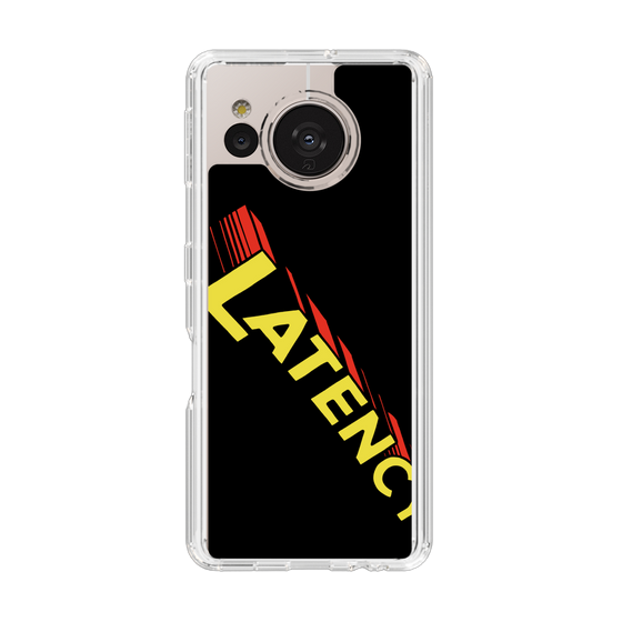 スリムプロテクションケース［ LATENCY - Rock logo - Black ］