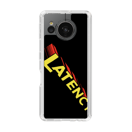 スリムプロテクションケース［ LATENCY - Rock logo - Black ］