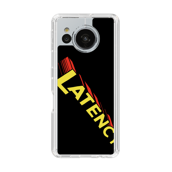 スリムプロテクションケース［ LATENCY - Rock logo - Black ］