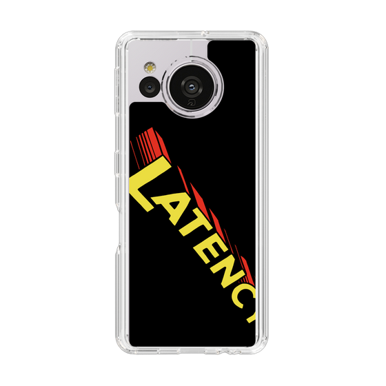 スリムプロテクションケース［ LATENCY - Rock logo - Black ］